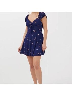 Urban Outfitters Audrey Mini Dress - Butterfly